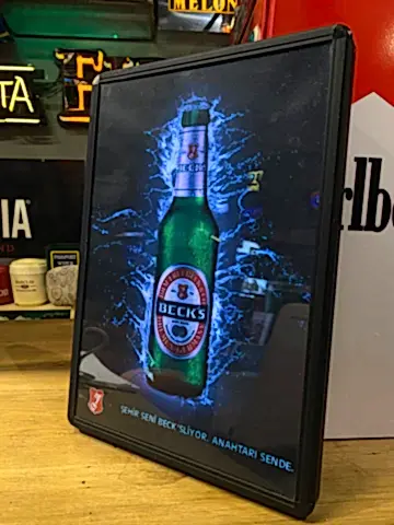 Dönem Beck's animasyonlu ışıklı tabela