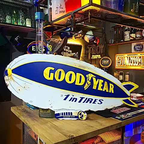 "Good Year” Metal Reklam Tabela